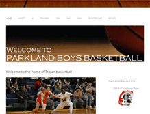 Tablet Screenshot of parklandboysbasketball.com